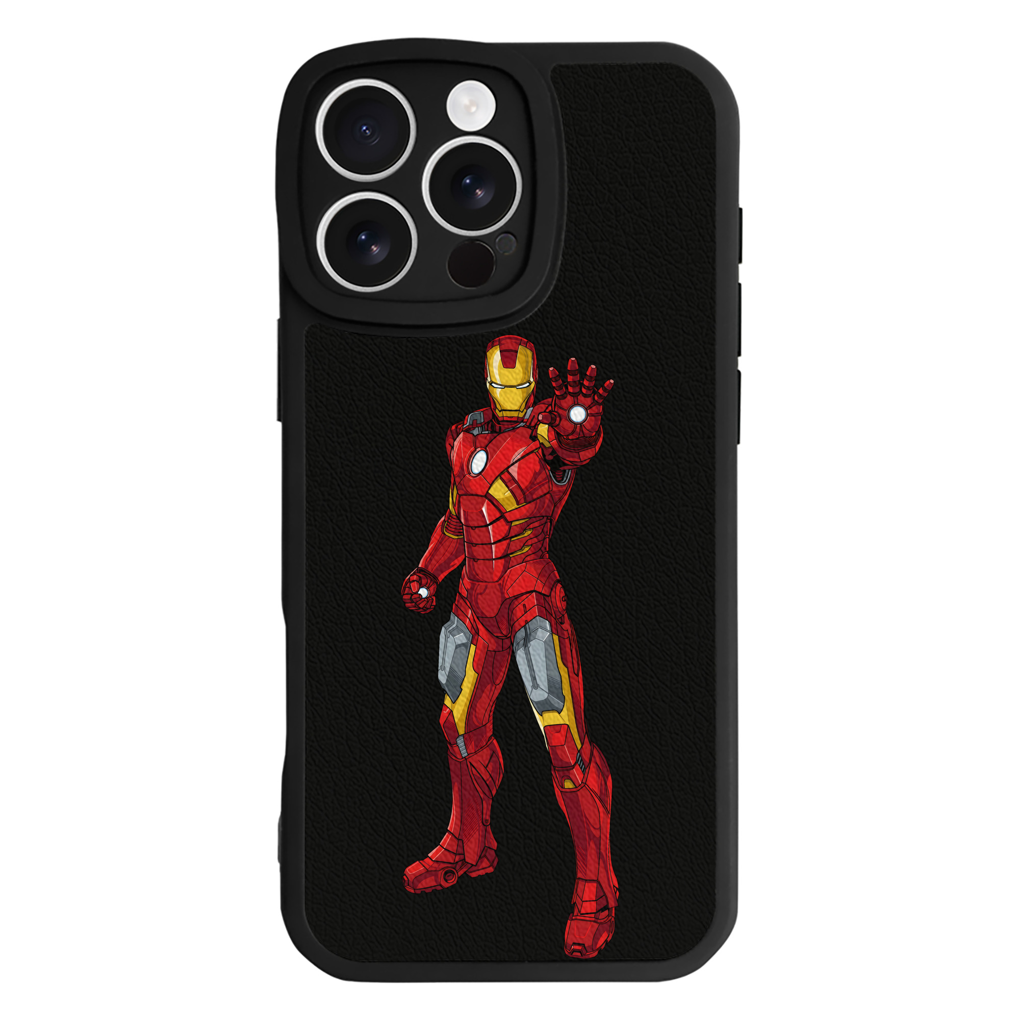 （画像用） アベンジャーズ The Avengers 【iPhone 16シリーズ対応】シリコンスマホケース（レザー調） 材質：シリコン